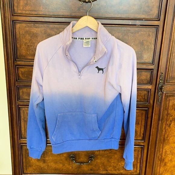 Pink Victoria Secrets ombré pullover over woman’s sweatshirt - Picture 1 of 9